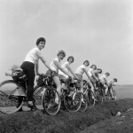 Cycling around Devon, 1961 giclee art print