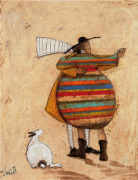 Dancing Cheek to Cheeky art print