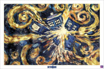 Doctor Who - Exploding Tardis art print