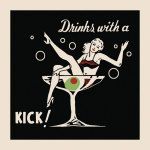 Drinks with a Kick giclee art print