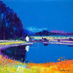 Dunardry Reflections, Crinan Canal art print
