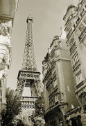 Eiffel Tower Street View Nr.1 giclee art print