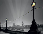 England, London: Evening over Houses of Parliament I art print