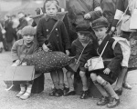Evacuees, 1939 giclee art print