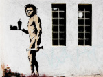 Fast Food Caveman art print