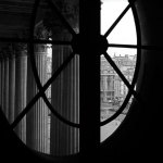 From a Window of the Louvre giclee art print