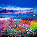 Front Gardens and the Moorings, Iona art print