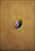 Gold Marilyn Monroe giclee art print