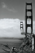 Golden Gate Fog giclee art print