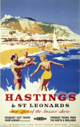 Hastings & St Leonards - Beach art print