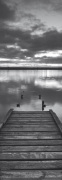Jetty at Dawn, Chesil Beach, Dorset art print