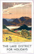 Lake District - Derwentwater from Keswick Hill art print