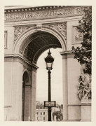 Lamp and Arc de Triomphe giclee art print