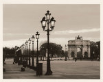 Lamps at Night Musee du Louvre giclee art print