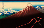 Lightning Below the Summit giclee art print