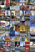 London - Collage art print