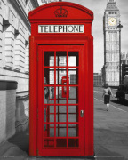 London - Phonebox art print