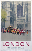 London - St Paul's Royal Procession art print