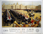 London - Trooping the Colour, Whitehall art print