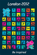 London 2012 Olympics (Pictograms) art print