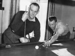 Miners playing billiards, Hartfield Hall 1950s giclee art print