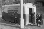 Mobile grocers shop, Glasgow 1955 giclee art print