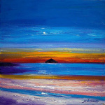 Moorise, Ailsa Craig art print