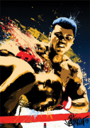 Muhammad Ali (Sting) art print