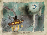Once in a blue moon, 1938 art print