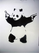 Pandamonium art print