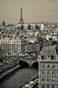 Paris Rooftops giclee art print