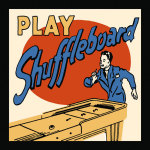Play Shuffleboard giclee art print