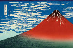 Red Fuji giclee art print