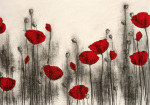 Red Poppies art print