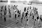 Schoolchildren dancing, 1970 giclee art print