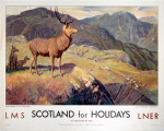 Scotland for Holidays - Deer Stalking art print