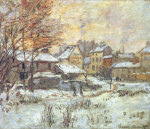 Snow Effect, Sunset giclee art print