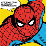 Spider-Man (With Great Power) art print