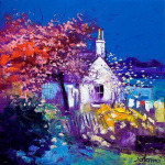 Spring at Crinan art print
