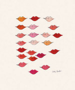 Stamped Lips, c. 1959 giclee art print