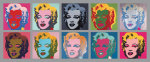 Ten Marilyns, 1967 giclee art print