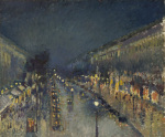 The Boulevard Montmartre at Night giclee art print