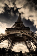 The Eiffel Tower (vertical) giclee art print