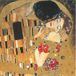 The Kiss (detail) art print