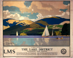 The Lake District - Windermere from Bowness art print