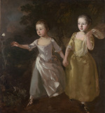 The Painter's Daughters chasing a Butterfly giclee art print