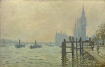 The Thames below Westminster giclee art print