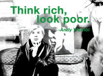 Think rich, look poor giclee art print