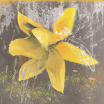 Tulip Fresco (yellow) giclee art print