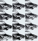 Twelve Cars, 1962 giclee art print